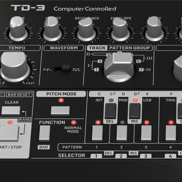 Sintetizador Behringer Td-3-bk Bass Line Análogo Secuenciador De 6 pasos